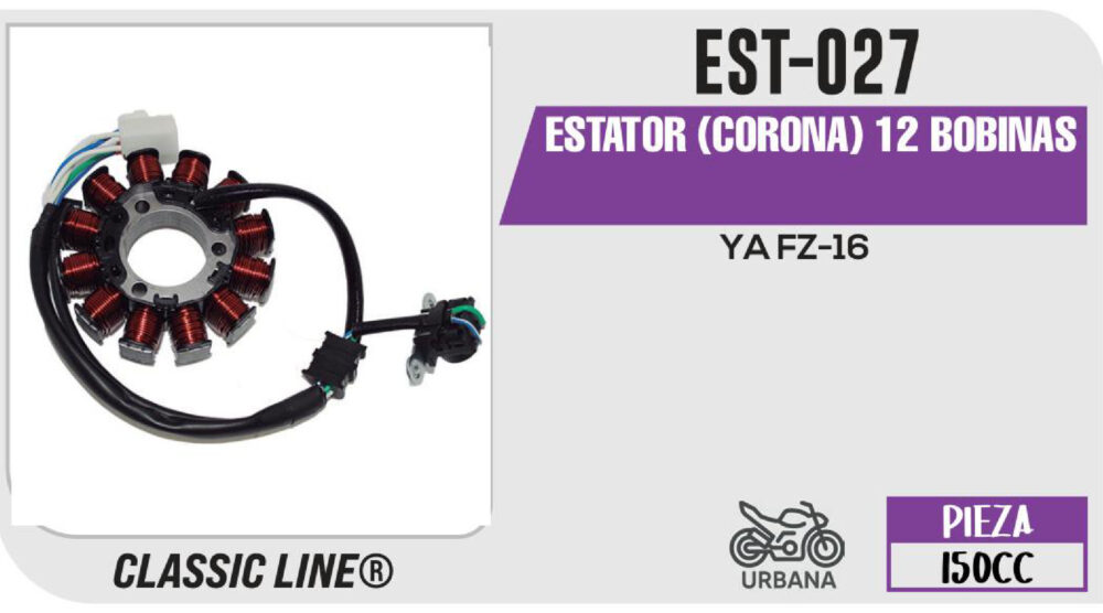 ESTATOR (CORONA) 12 BOBINAS