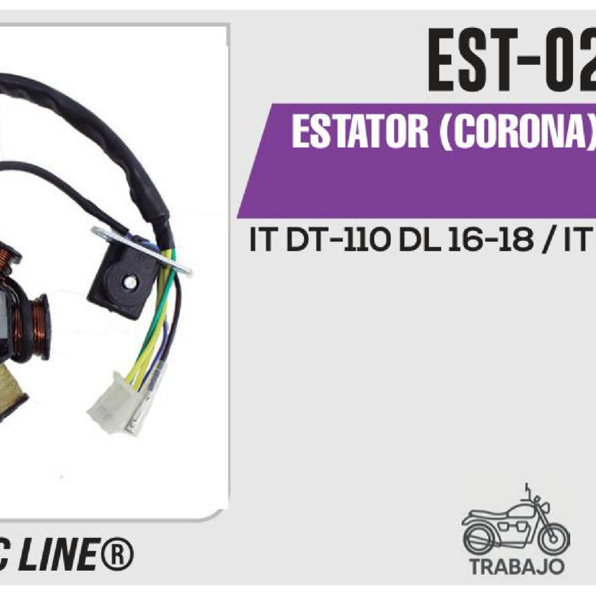 ESTATOR (CORONA) 6 BOBINAS