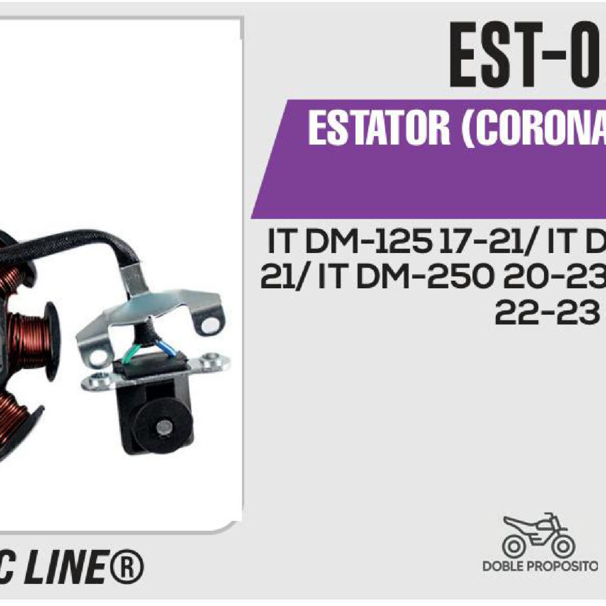 ESTATOR (CORONA) 8 BOBINAS