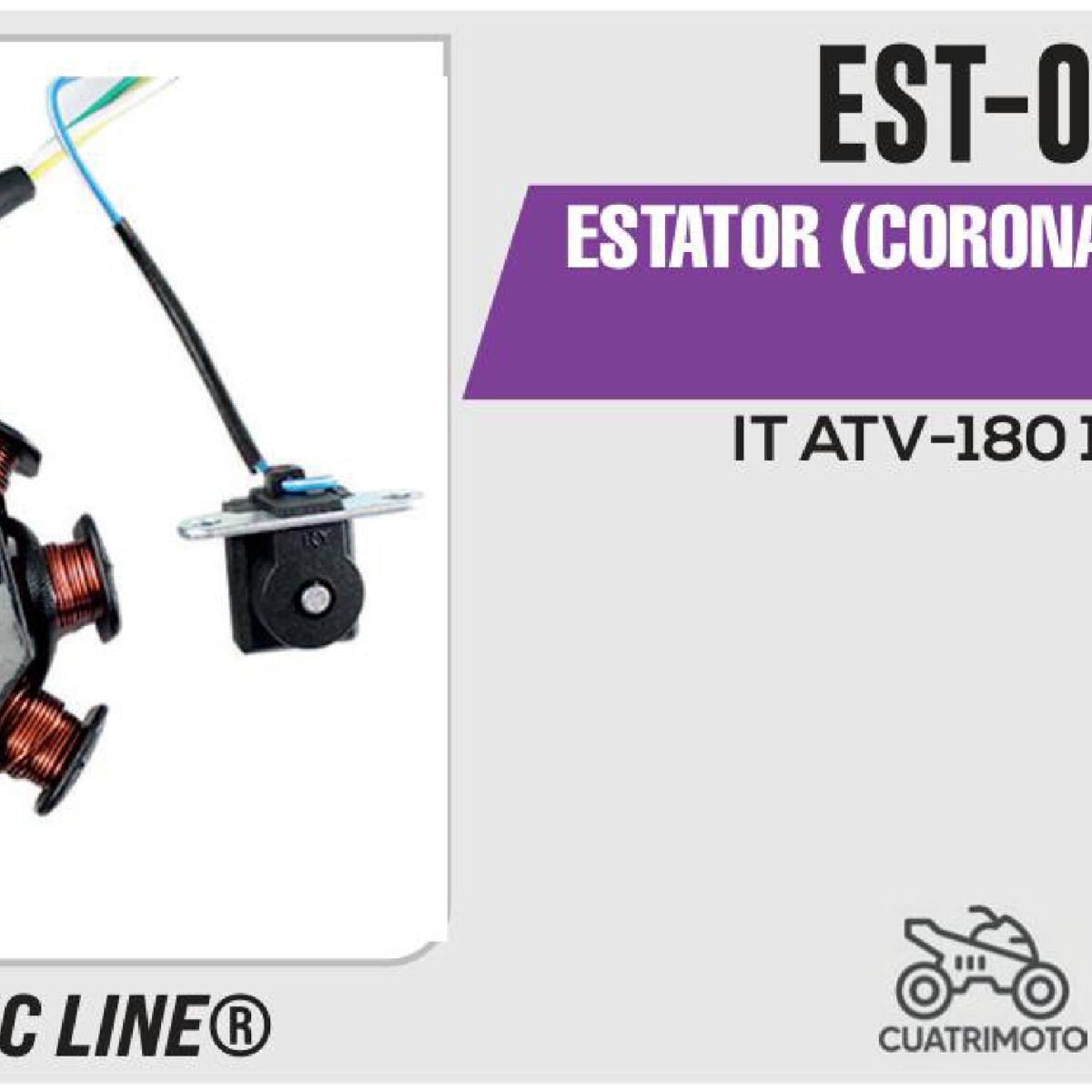 ESTATOR (CORONA) 8 BOBINAS