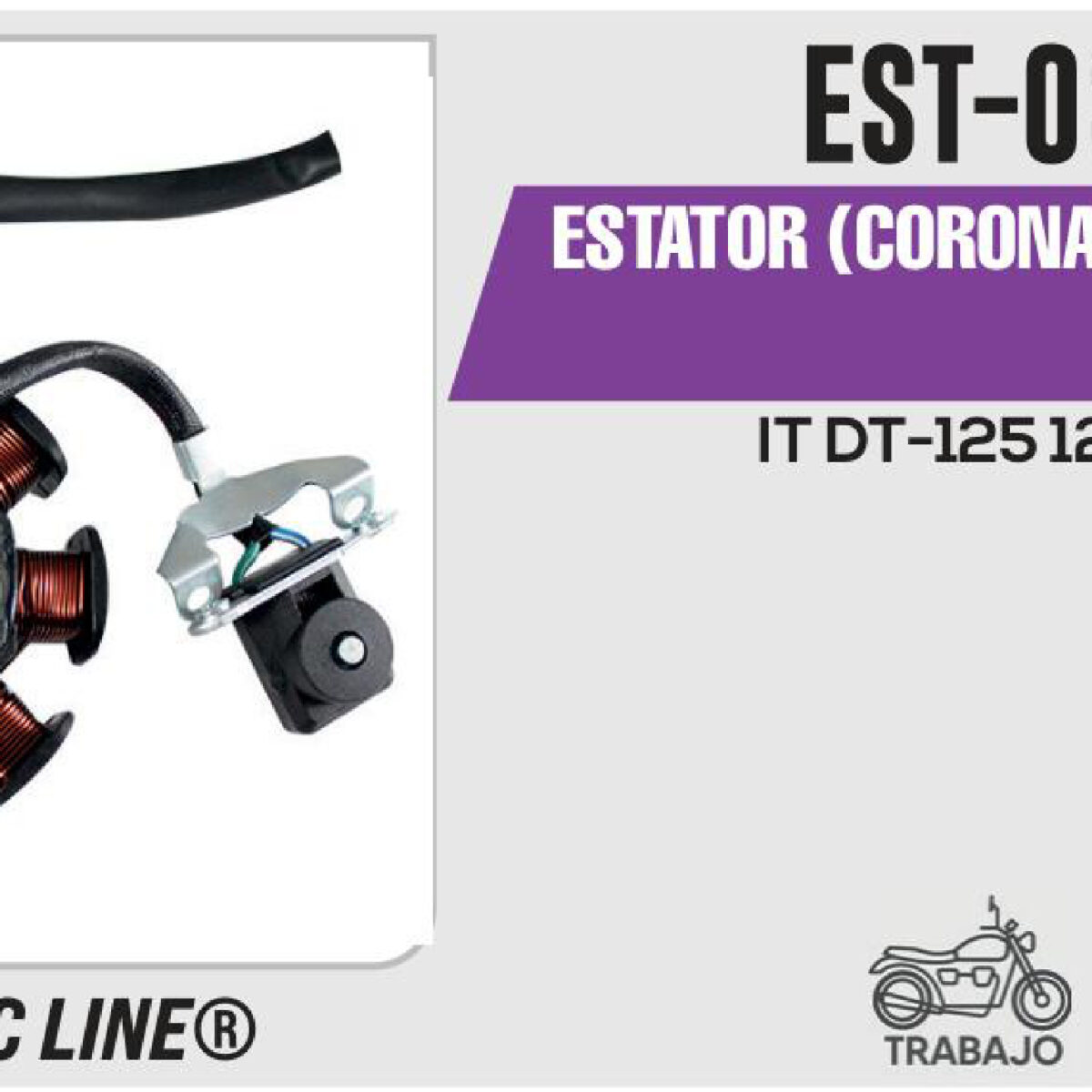 ESTATOR (CORONA) 8 BOBINAS