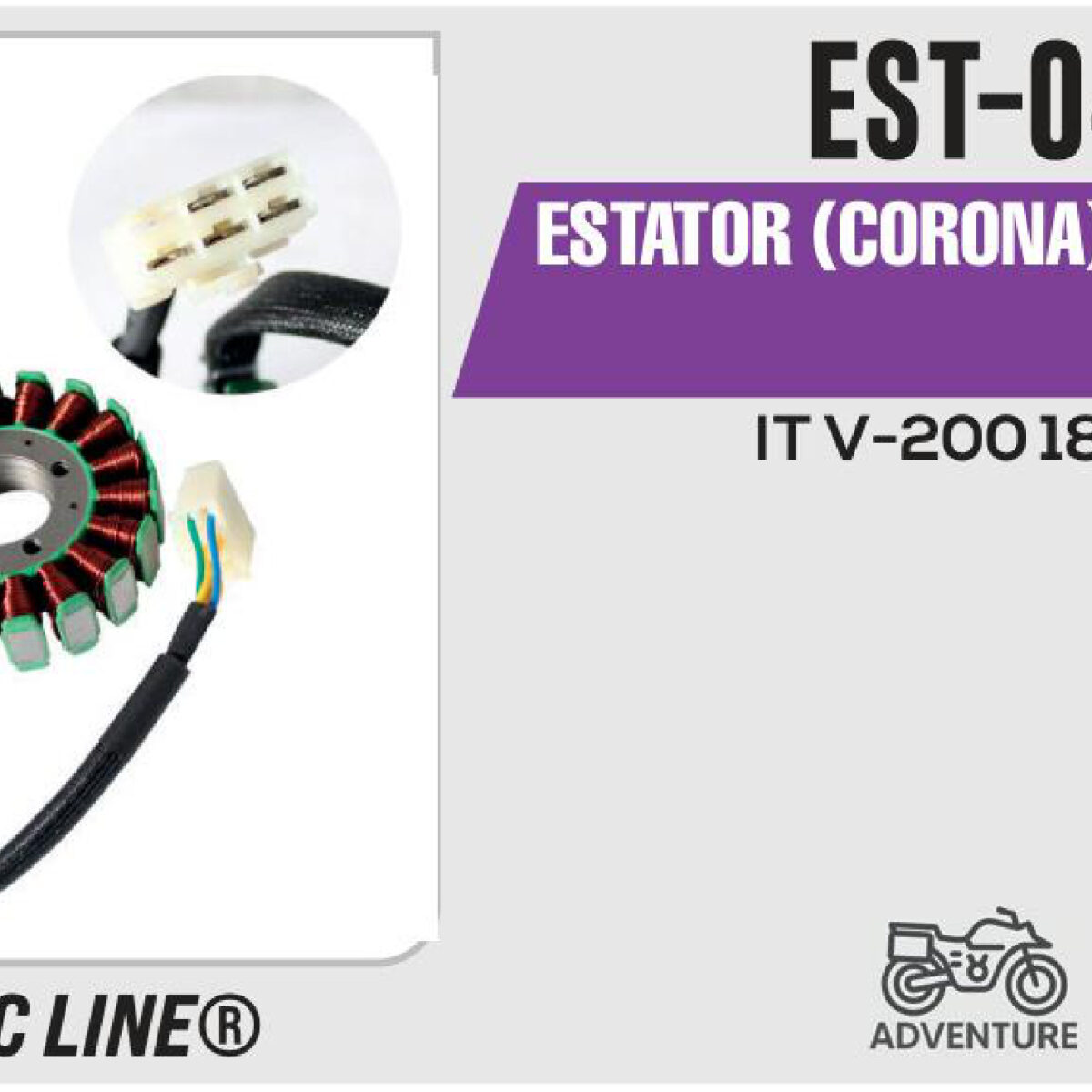 ESTATOR (CORONA) 18 BOBINAS
