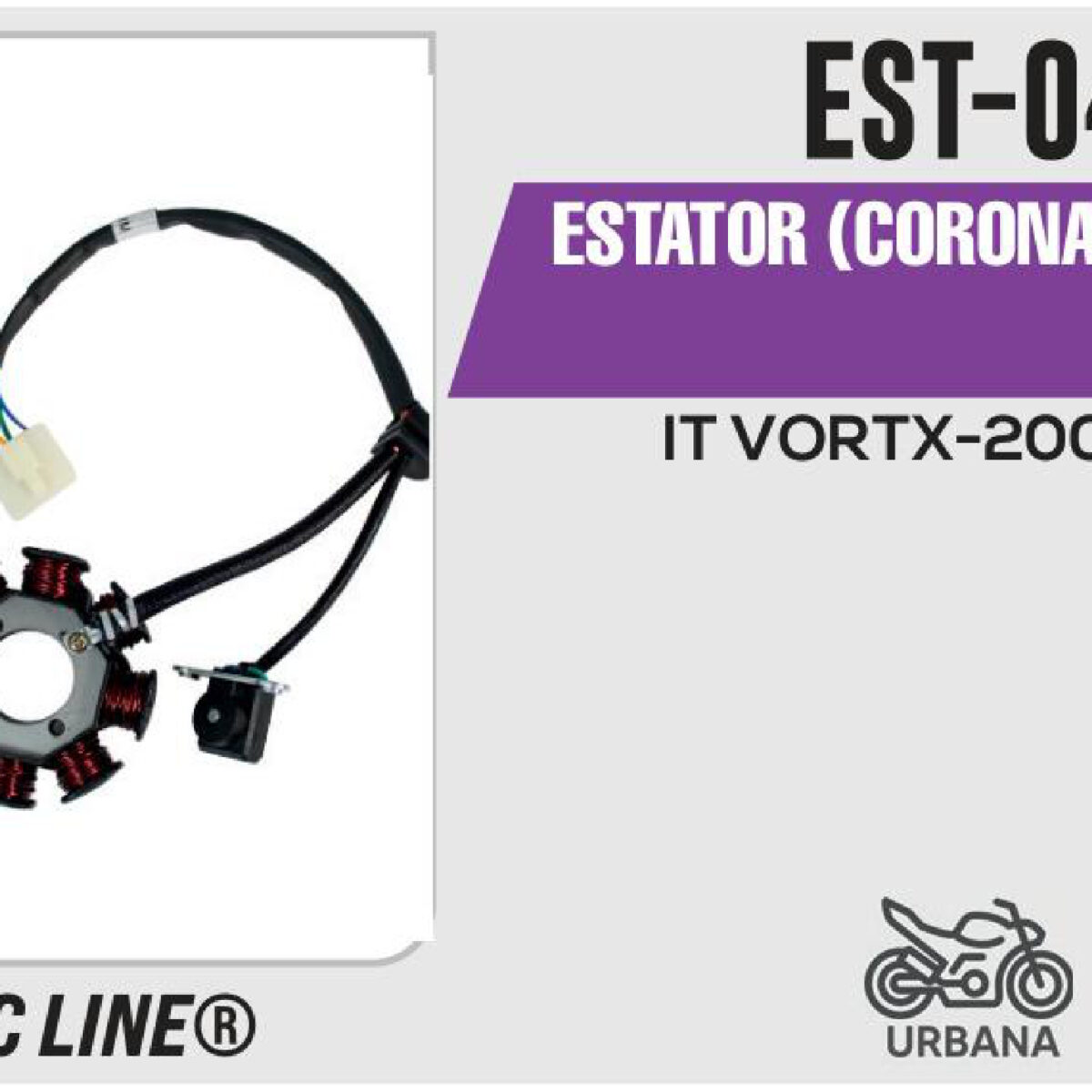 ESTATOR (CORONA) 8 BOBINAS