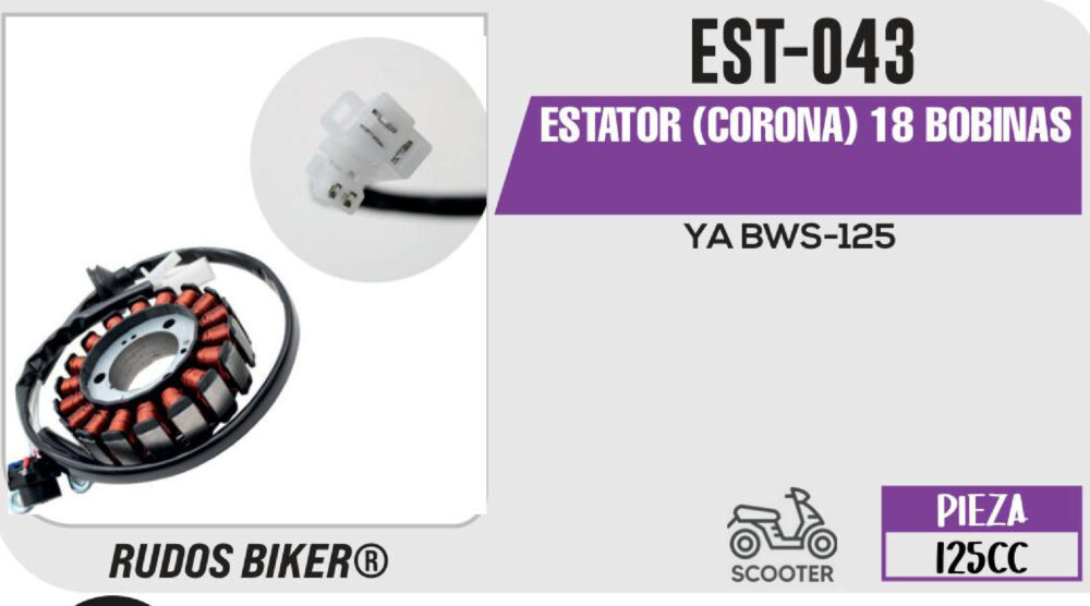ESTATOR (CORONA) 18 BOBINAS