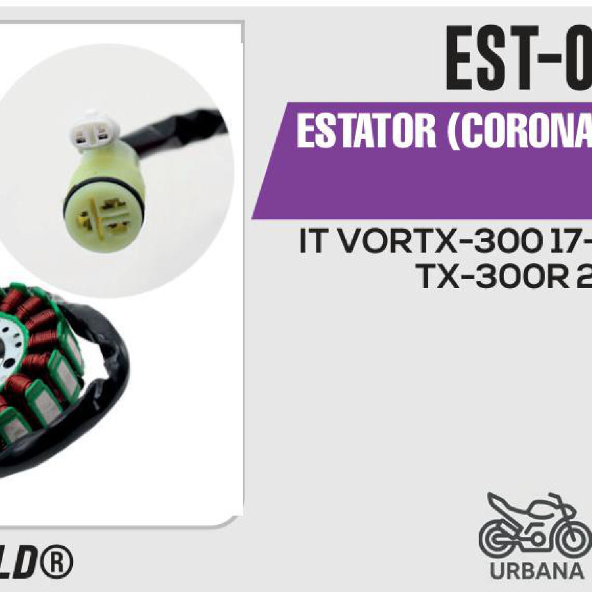 ESTATOR (CORONA) 18 BOBINAS