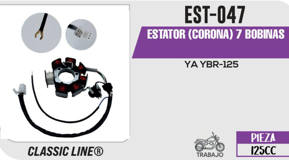 ESTATOR (CORONA) 7 BOBINAS