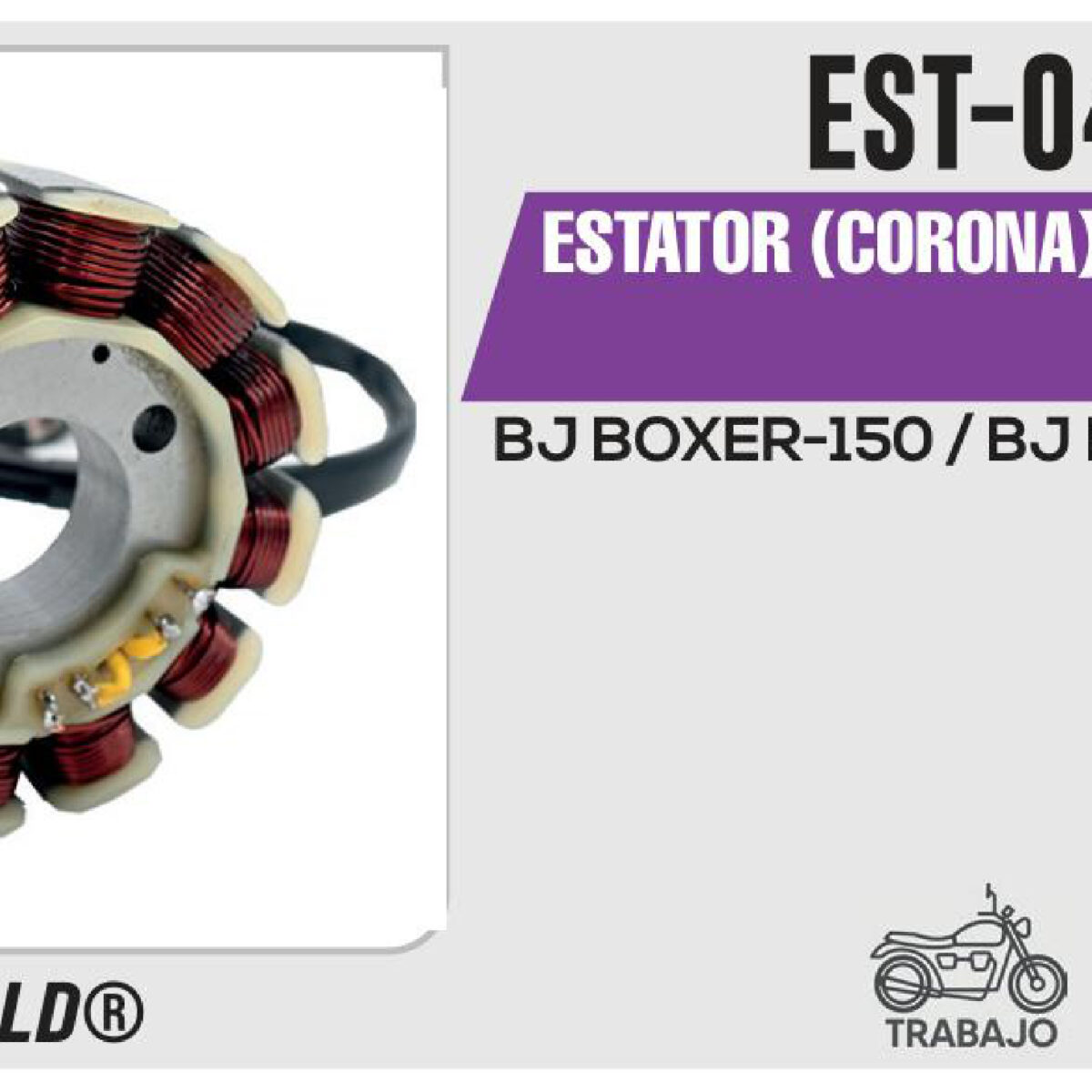 ESTATOR (CORONA) 12 BOBINAS