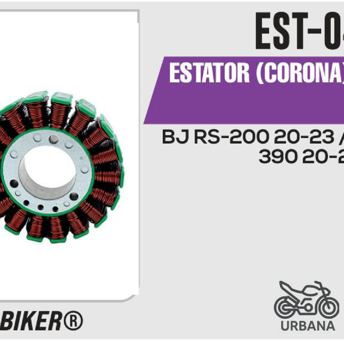 ESTATOR (CORONA) 18 BOBINAS
