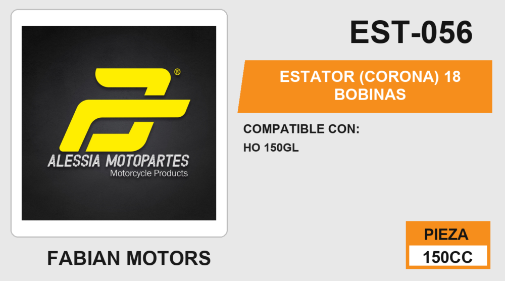 ESTATOR (CORONA) 18 BOBINAS