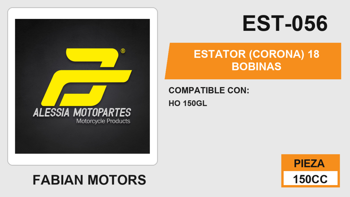 ESTATOR (CORONA) 18 BOBINAS