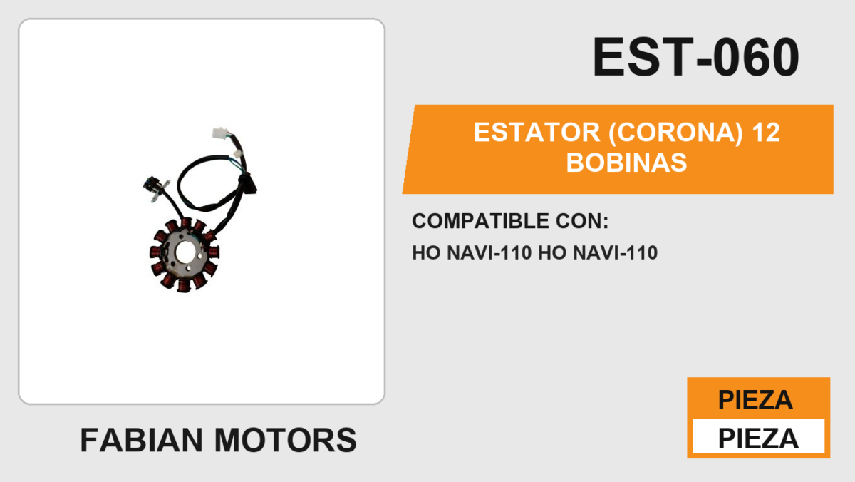 ESTATOR (CORONA) 12 BOBINAS