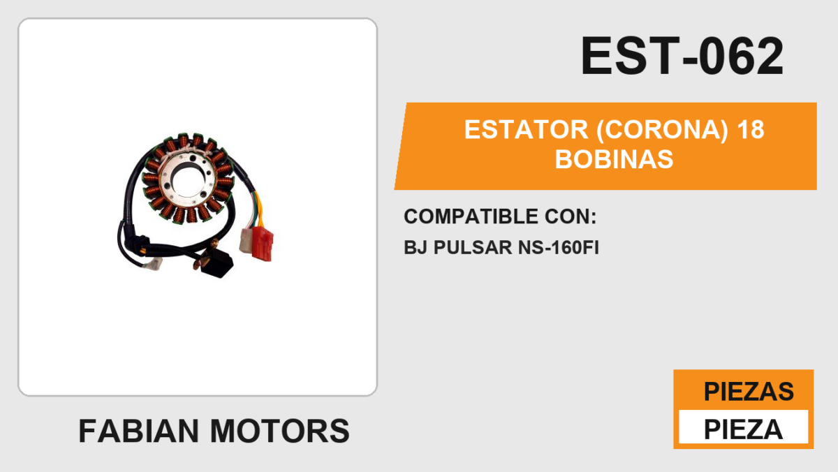 ESTATOR (CORONA) 18 BOBINAS
