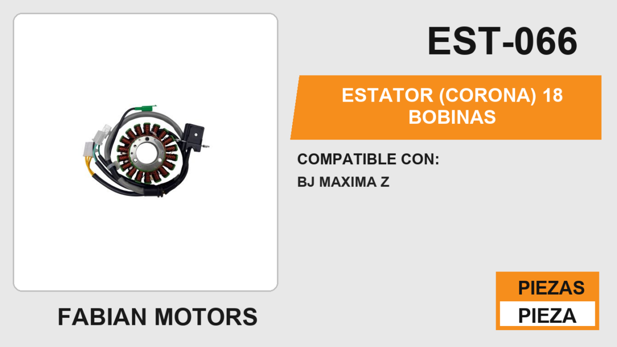 ESTATOR (CORONA) 18 BOBINAS