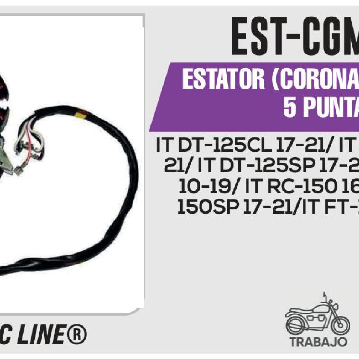 ESTATOR (CORONA) 8 BOBINAS
