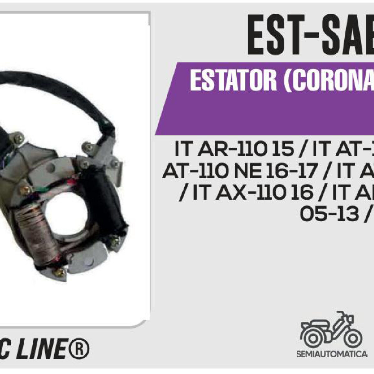 ESTATOR (CORONA) 2 BOBINAS