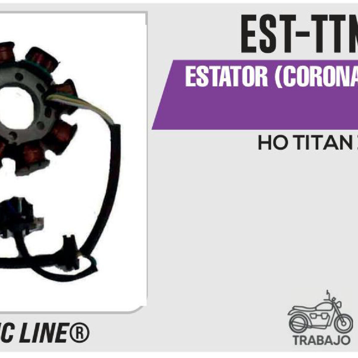 ESTATOR (CORONA) 8 BOBINAS