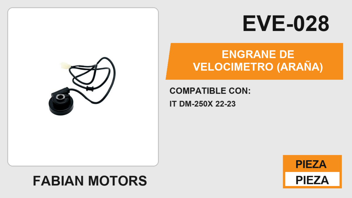 ENGRANE DE VELOCIMETRO (ARAÑA)