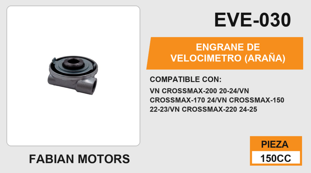 ENGRANE DE VELOCIMETRO (ARAÑA)