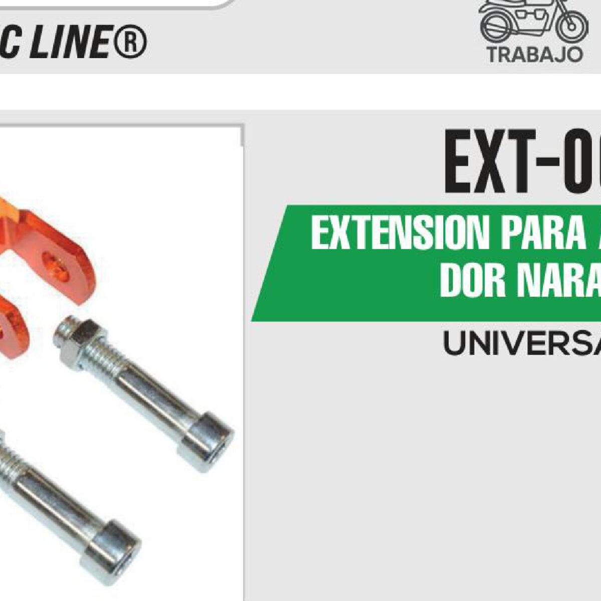EXTENSION PARA AMORTIGUADOR NARANJA