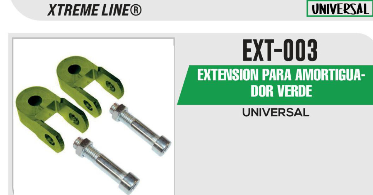 EXTENSION PARA AMORTIGUADOR VERDE