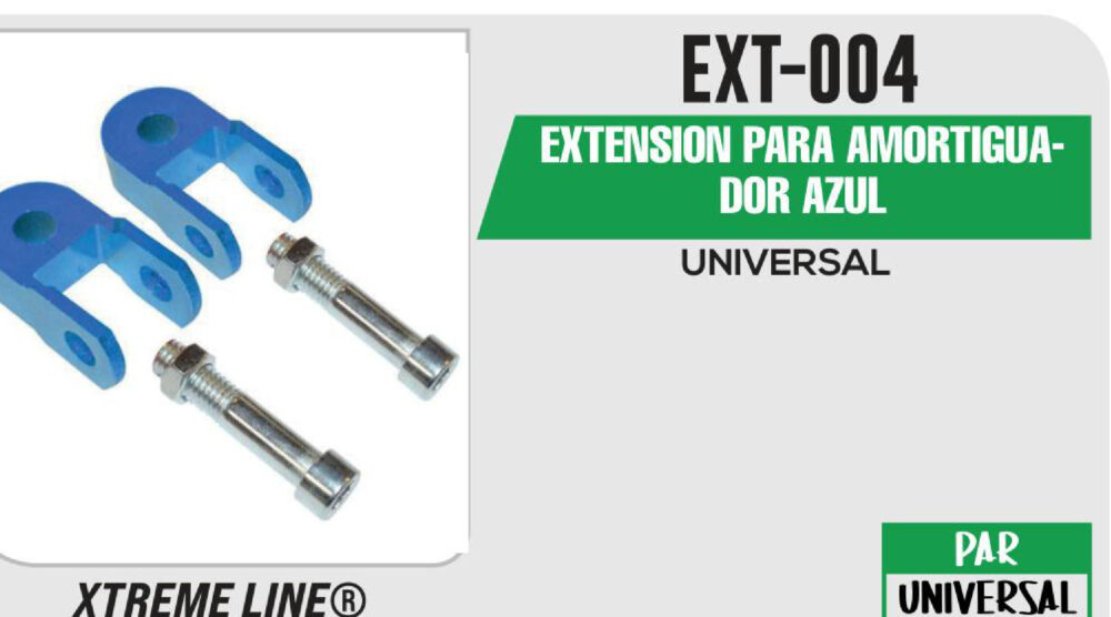 EXTENSION PARA AMORTIGUADOR AZUL