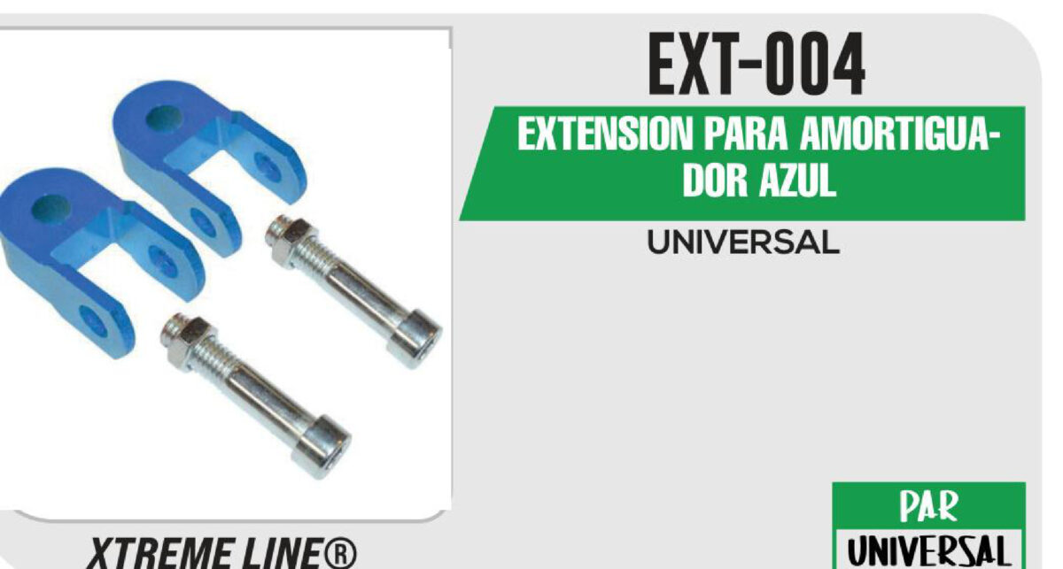 EXTENSION PARA AMORTIGUADOR AZUL