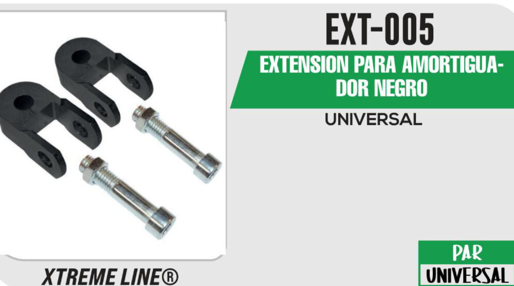 EXTENSION PARA AMORTIGUADOR NEGRO