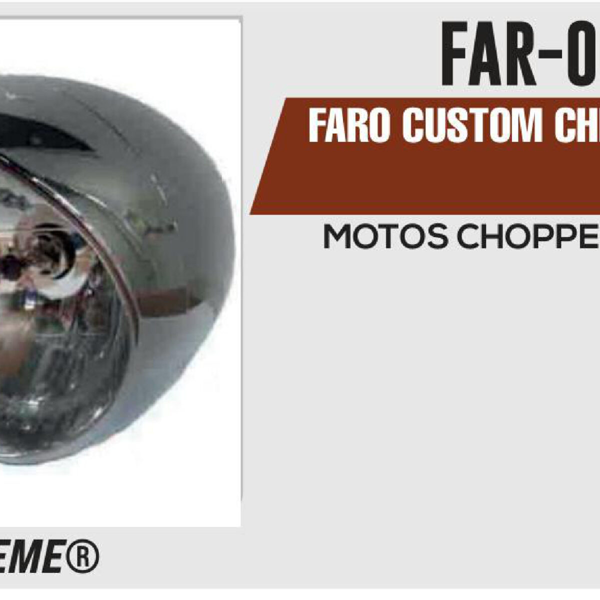 FARO CUSTOM CHINAS 12Vcc