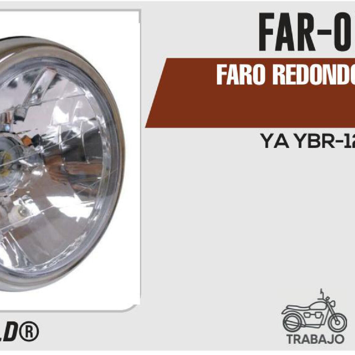 FARO REDONDO 12Vcc