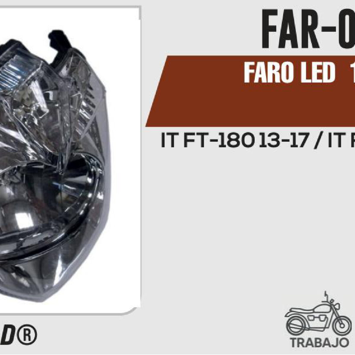 FARO LED  12Vcc