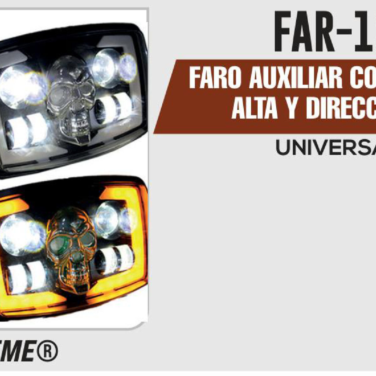 FARO AUXILIAR CON LUZ BAJA/ALTA Y DIRECCIONALES
