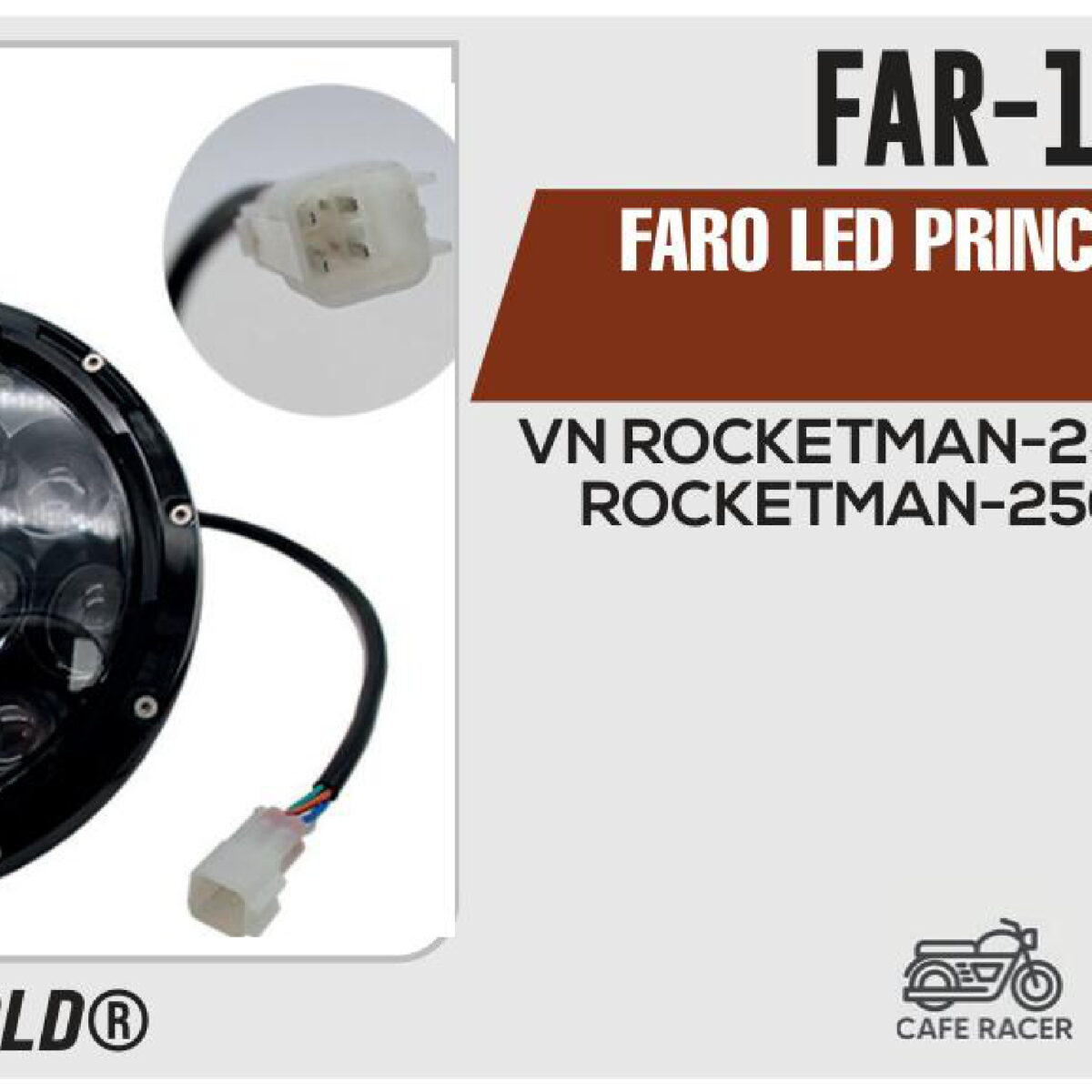 FARO LED PRINCIPAL 12Vcc (Gold)