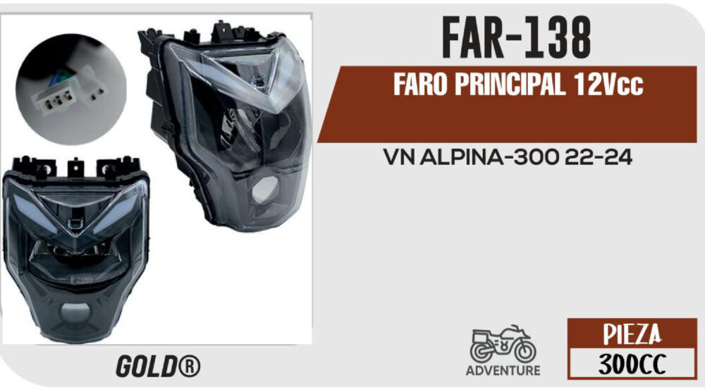 FARO PRINCIPAL 12Vcc