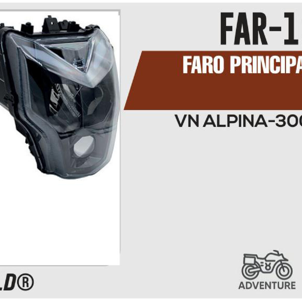 FARO PRINCIPAL 12Vcc