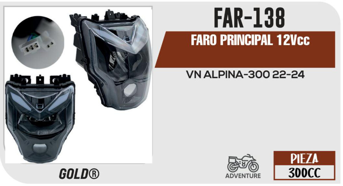 FARO PRINCIPAL 12Vcc
