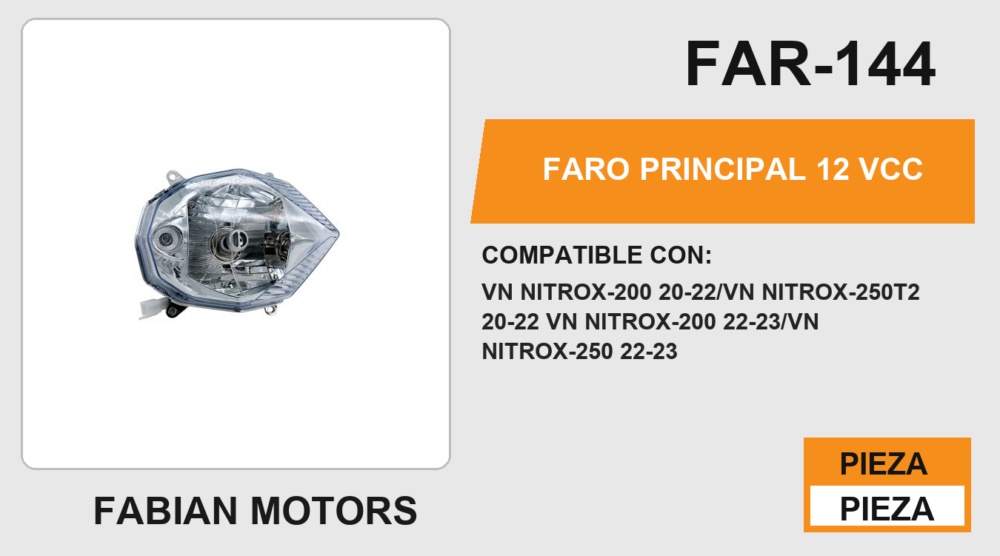 FARO LED PRINCIPAL 12Vcc (Gold)