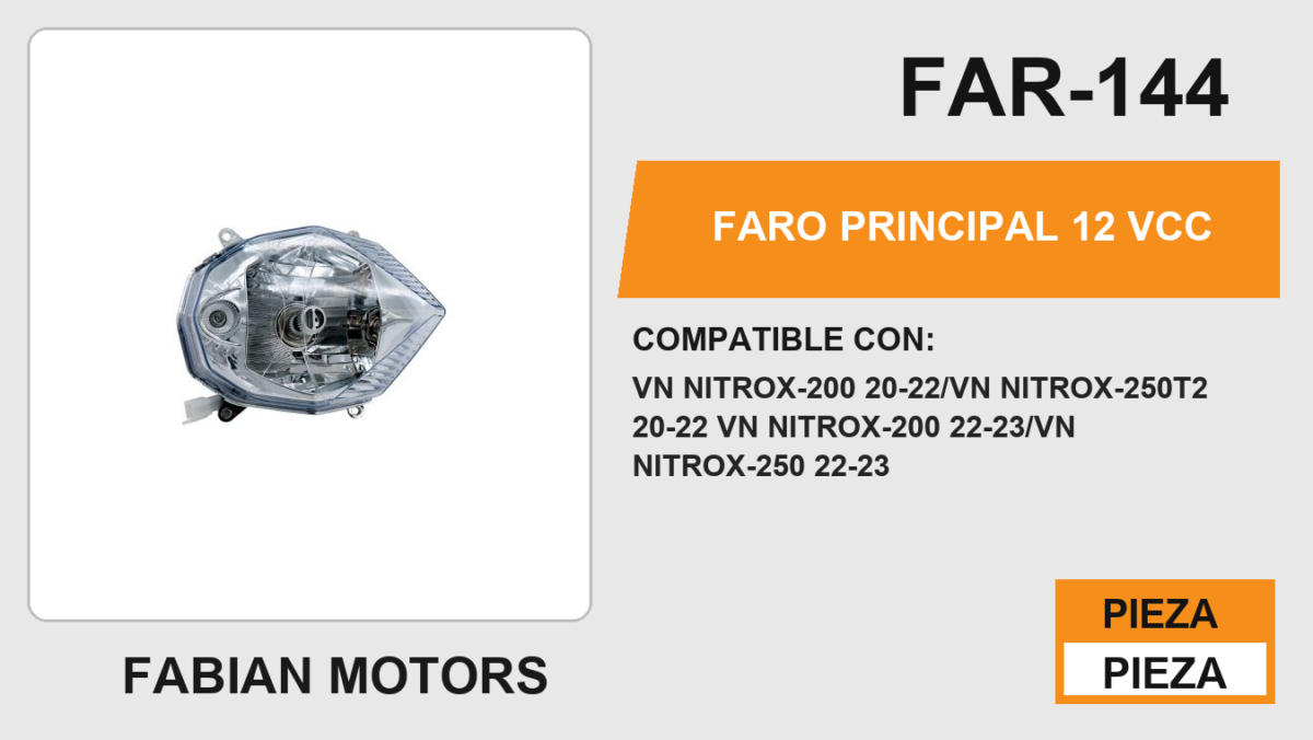 FARO LED PRINCIPAL 12Vcc (Gold)
