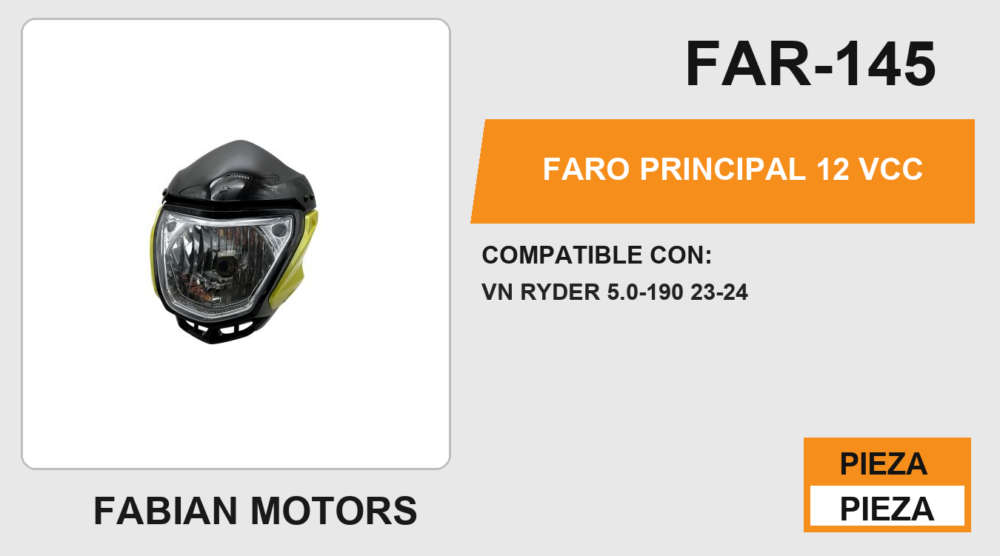FARO PRINCIPAL 12Vcc