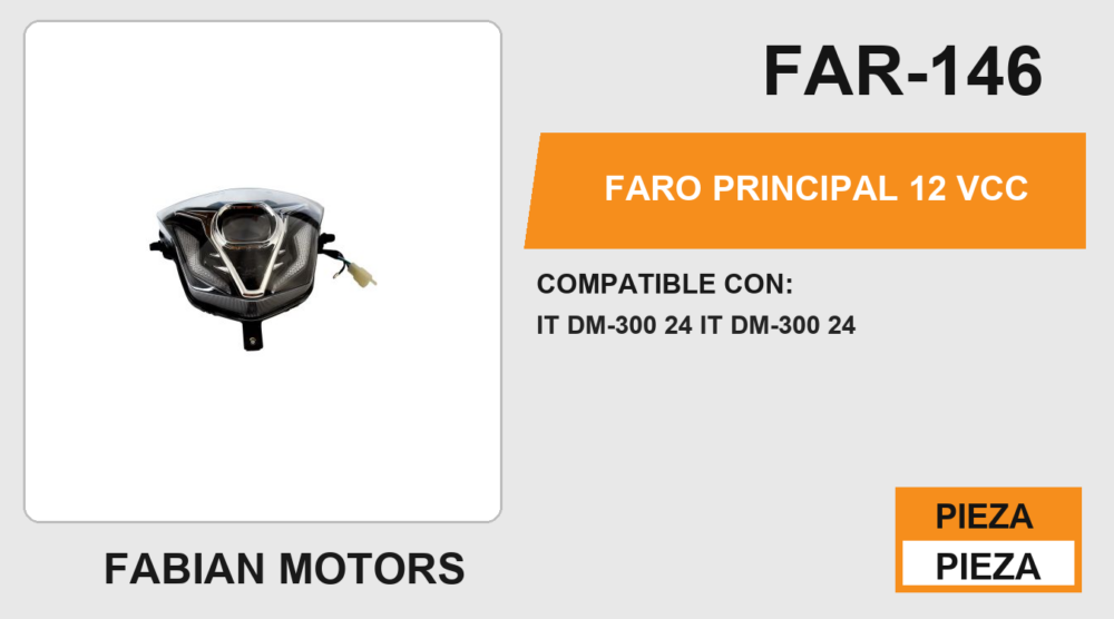 FARO PRINCIPAL 12Vcc