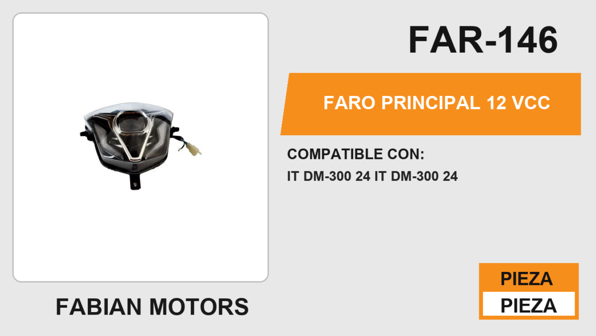 FARO PRINCIPAL 12Vcc