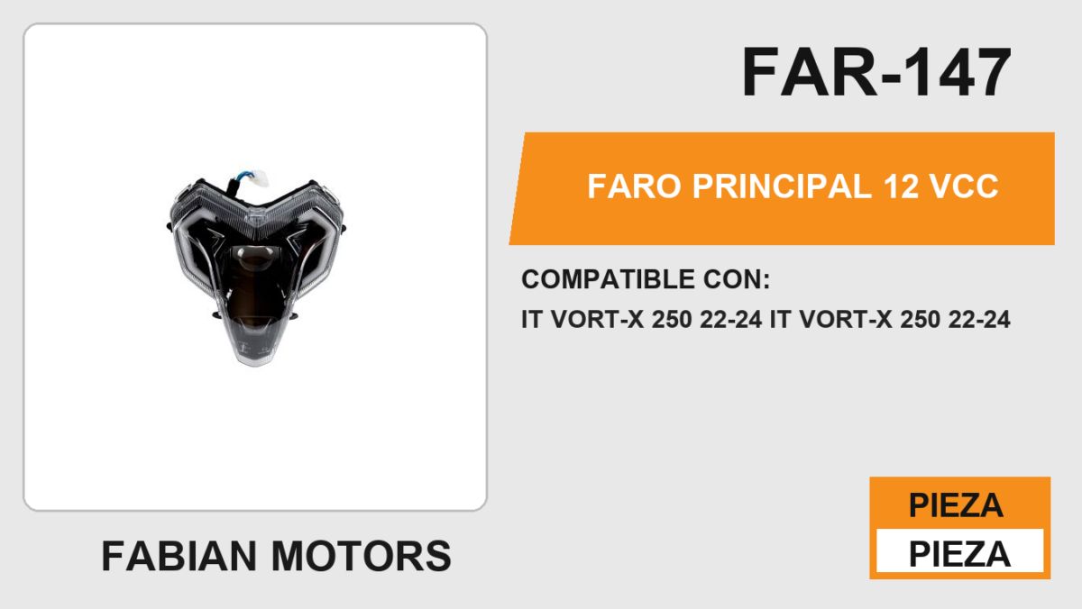 FARO PRINCIPAL 12Vcc