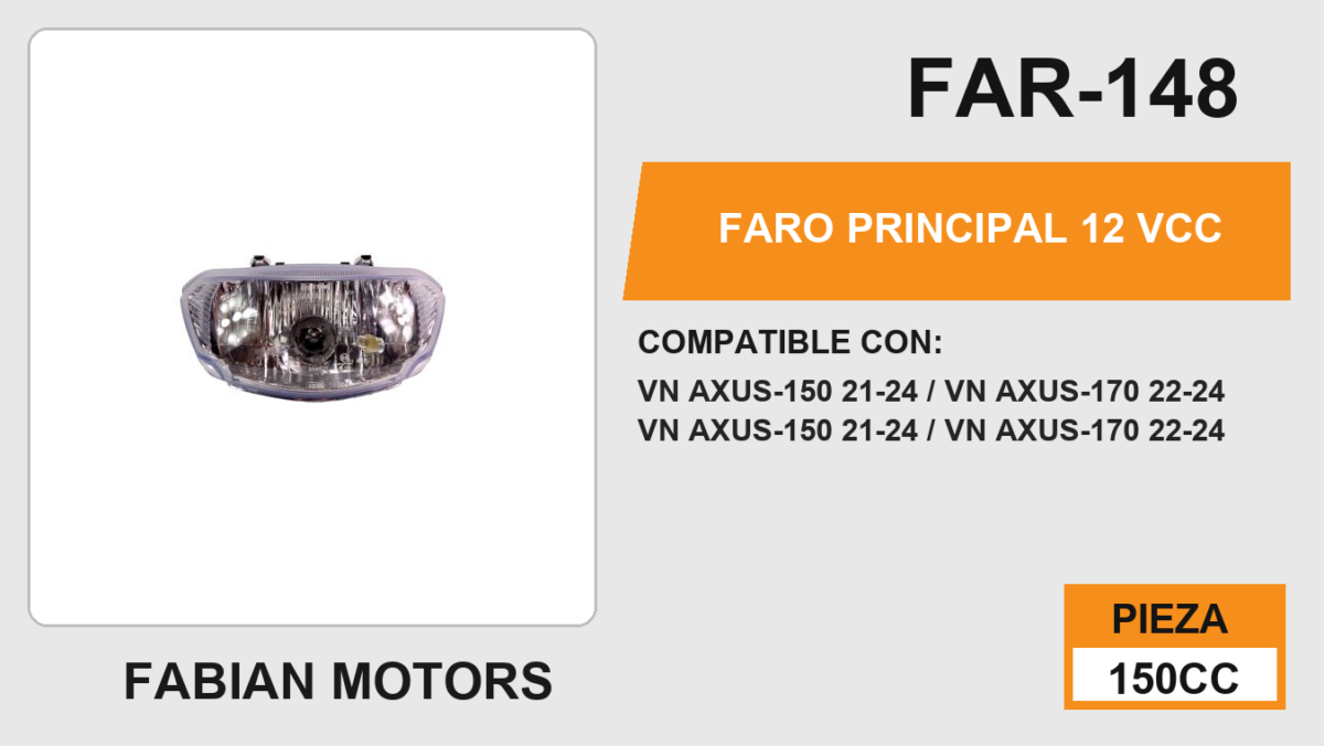 FARO PRINCIPAL 12Vcc
