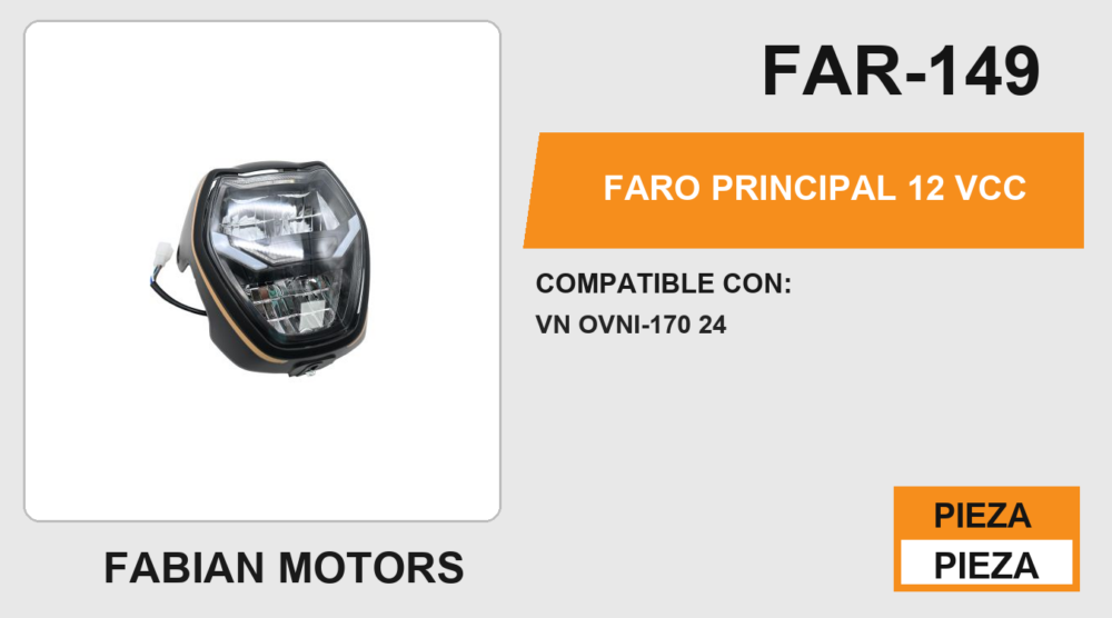 FARO PRINCIPAL 12Vcc