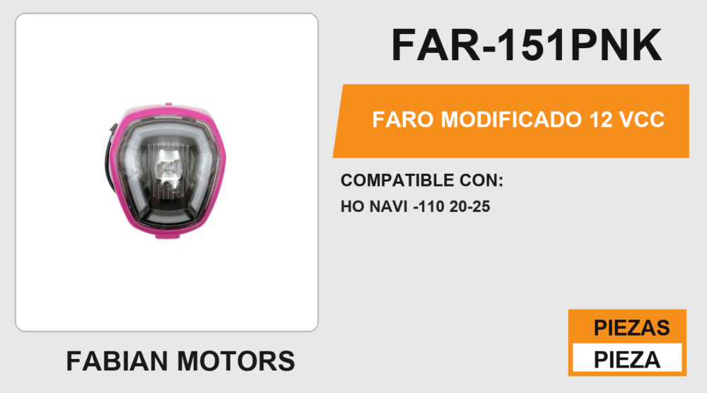 FARO MODIFICADO 12 Vcc