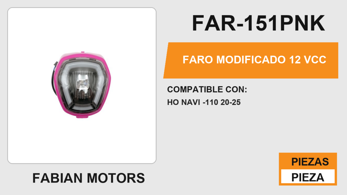 FARO MODIFICADO 12 Vcc