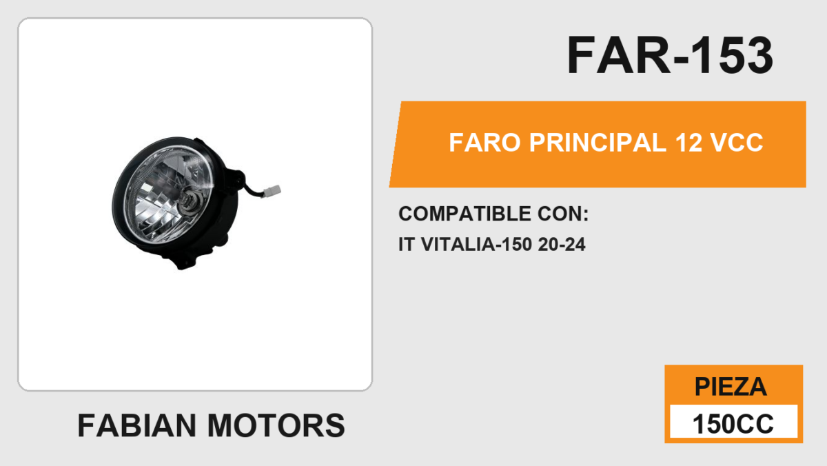 FARO PRINCIPAL 12Vcc