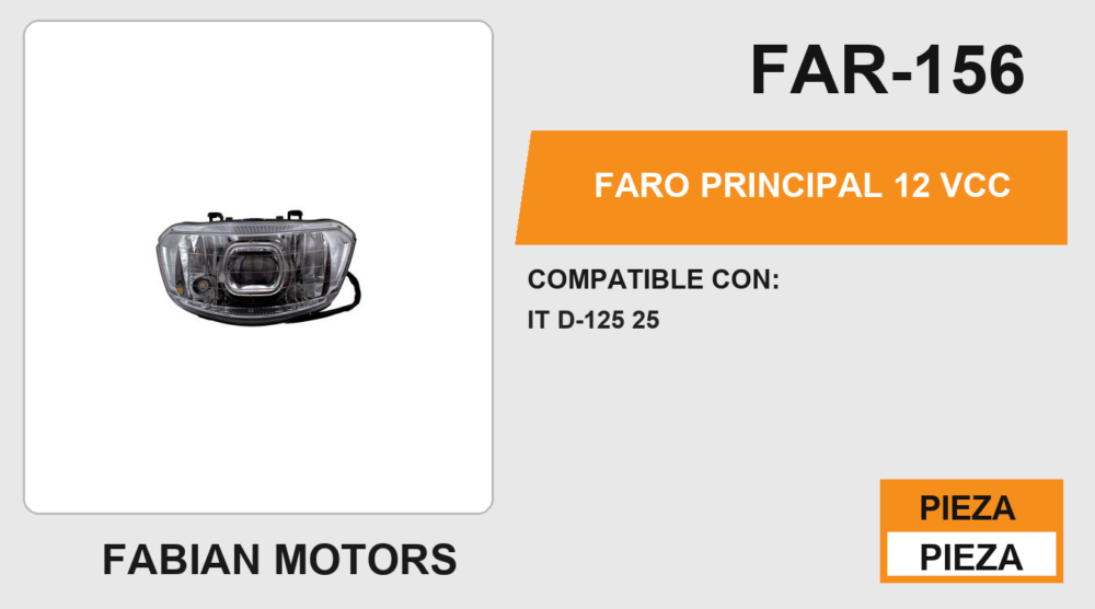 FARO PRINCIPAL 12Vcc