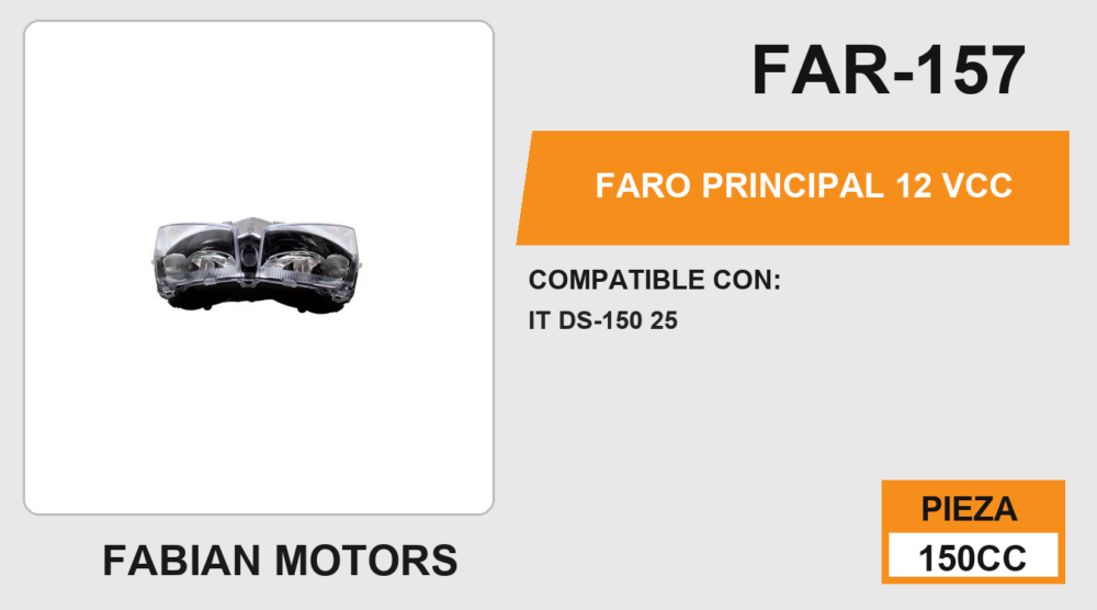 FARO PRINCIPAL 12Vcc