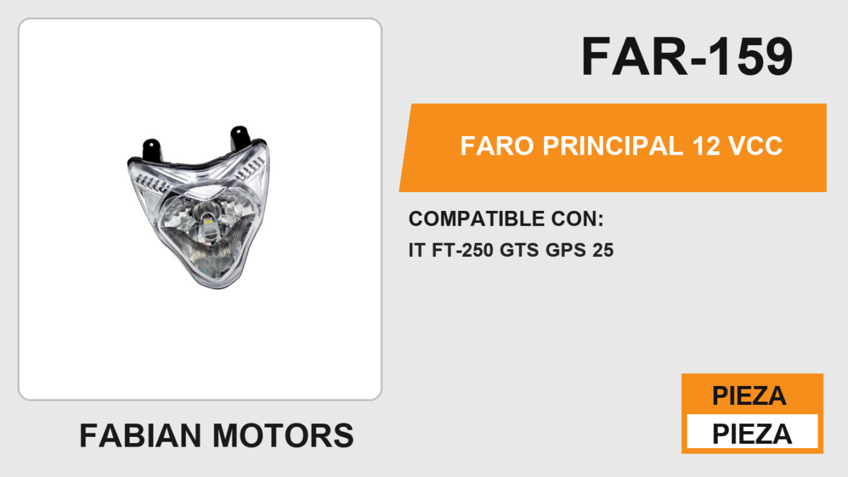FARO PRINCIPAL 12Vcc