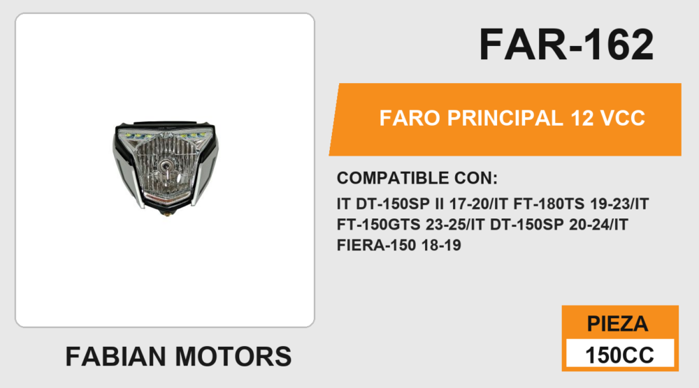 FARO PRINCIPAL 12Vcc